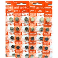MAXELL LR44 AG13 ORIGINAL BATTERY WATCH BATTERY REMOTE BATTERY LED LIGHT BATTERY BOBBA PILLOW BATTER