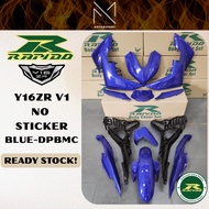 RAPIDO COVERSET Y16 V1 NO STICKER DPBMC BLUE/COVER KOSONG YAMAHA Y16 RAPIDO COVERSET FAIRING MOTOR C