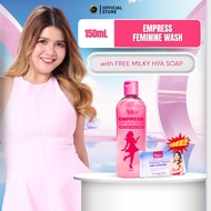 BMRS EMPRESS FEMININE WASH New & Improved For Women 150ML & MILKY HYA WITH CERAMIDE.