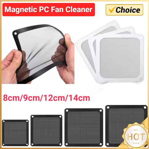 8CM 12CM 9CM 14CM Magnetic Frame Black Mesh Dust Filter PC Cooler Fan Filter with Magnet 120x120mm D