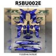Cover Set Rapido Y125ZR Yamaha 46 (14) Blue Ysuku Y125 ZR 125ZR GO46 GO GO14 Design Biru / Motor Acc