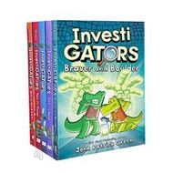 台灣現貨investi gators偵查員5冊全彩漫畫書英文繪本 爆笑漫畫故事書