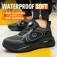 Ultralight Safety Shoes Waterproof Men and Women Safety Shoes Steel Toe Work Breathable Shoes