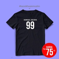 Distro Baju Kaos Muslim Islami Ikhwan - Asmaul Husna 99