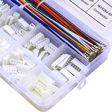 Keszoox Molex MX2.54 2.54mm KK5264 Connector Kit 2-6Pin 22AWG Cable for MX 5264 Molex KK 254 Series