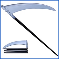 ➾ ◹ ◕ 4-Section Splicing Grim Reaper Scythe Demon Trident Toy Halloween Cosplay Props VCTF