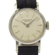 【日本直寄】國際腕錶公司 IWC 腕錶 不鏽鋼 手動上鍊 指針式顯示 銀色錶盤 女仕款【二手】