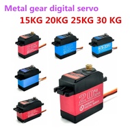 Servo kalis air 15KG 20KG 25KG 30 KG dan gear logam berkelajuan tinggi servo digital baja servo untu