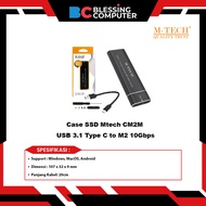 Mtech CM2M USB 3.1 Type C to M2 10Gbps SSD Case