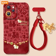 oppo reno 11 5g casing oppo reno 5f casing Year of the Horse Pendant Suitable for oppoReno15 Phone C