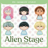 [CREARUFF STUDIO] Alien Stage | ALNST Mizi, Sua, Hyuna, Till, Ivan, Luka Keychain