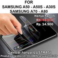 Skin aurora Samsung A50 - A50S - A30S - A70 - A80 garskin anti gores - Sam A70