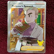 Professor's Research Full Art Ultra Rare Celebrations 25th Anniversary 024/025 - Pokemon TCG English