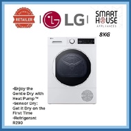 FREE SHIPPING  LG Inverter Heat Pump Dryer 8KG LG-RD08NHP5W SEND TO NS,KL,SELANGOR AREA