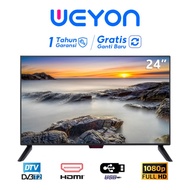 Dijual Weyon tv led 24 inch tv digital 27inch televisi Murah