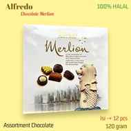 Merlion Alfredo Chocolate Box Import 120g HALAL