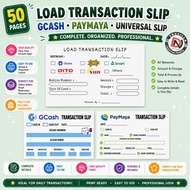 GCASH/MAYA/LOAD Transaction Slip 50pages