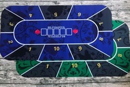 德州撲克墊 大細檯墊 遊戲布 桌上遊戲檯布 Texas Hold'em Chips Poker Mat