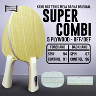 PROMO - KAYU BAT TENIS MEJA PINGPONG BARNA SUPERCOMBI OFF/DEF - Sports Emporium