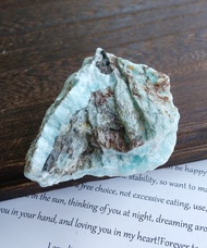 Blue Aragonite 雲南產地  藍文石 藍霰石 天然礦石 原礦