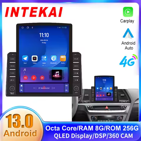 9.7" Vertical Style Tesla Screen Android 13 Car Radio For hyundai sonata 7 LF2017-2019 GPS Navigatio