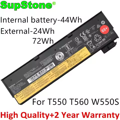 SupStone New 45N1126 45N1734 Laptop Battery For Lenovo ThinkPad T550 T560 W550S SB10K12721 45N1128 4