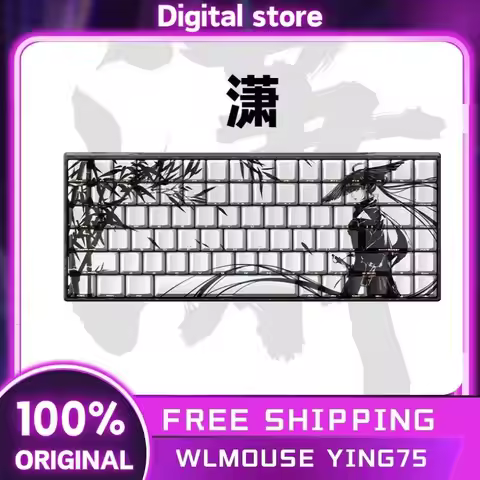 WLMouse Ying75 Magnetic Switch Mechanical Keyboard Wired Gaming Keyboard 8000Hz RT0.005mm Low Delay 