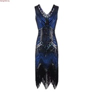Fun 1920s Great Gatsby Dresses for Women Set, Roaring 20s Flapper Dresses for Women Sequin Fringe Se