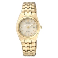 Citizen Ladies Eco-Drive Gold Tone Stainless Steel Analog Watch EW2292-67P