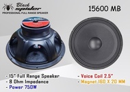 Speaker komponen BlackSpider 15600 MB component Black spider 15 inch