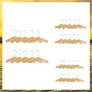 (IKHR) Wooden Baby HangersKids HangersNotched Shoulder Design for Children ClothesDecoration Hanger1