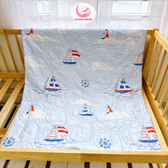 Chăn cho bé đi học Katina House 1m2x1m4 vải tencel 60s mềm mượt mát lạnh