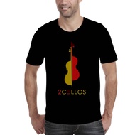 Kaos 2 Cellos Tshirt 100% Cotton | Shortsleeve & Longsleeve | Short Sleeves & Long Sleeves | SML XL 