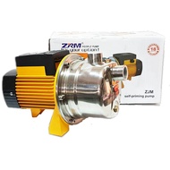 ZRM ปั๊มน้ำสแตนเลส แบบเจ็ท 0.4 แรงม้า ท่อ 1x1 นิ้ว  รุ่น ZJM300S