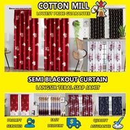 #1 ❤ C1-C64 KAIN TEBAL❤ Langsir Curtain Semi Blackout Ready Stock  Malaysia/ Door  Curtain/Langsir pintu Langsir Tingkap