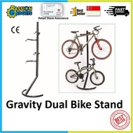 SG Gravity Dual Bicycle/Bike Rack Stand Bicycle Rack / Bike Rack / Bicycle Stand / Bike Stand / Gravity Bike Rack