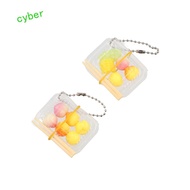 CYBERLINX Mini Fast Food Box Keychain, Plastic Fast Food Box Simulation Fast Food Box Keychain, Simu