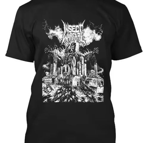 Limited NWT Insect Warfare World Extermination American Music Logo T Shirt S 4XL