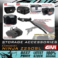 GIVI KAWASAKI Z250SL SRV SPECIAL RACK/SBL SIDE BAGS HOLDER,KOTAK/BOX MTN39/MTN29 ALUMINIUM TOP CASE