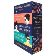 The Crazy Rich Asians Trilogy Box Set by Kevin Kwan (US edition, paperback)