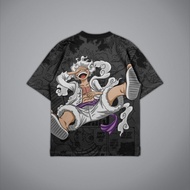 SLAMDUNK JERSEY- monkey D LUFFY GEAR5 SUN GOD NIKA BLACK