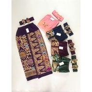 Kamen Embroidery Obi Shawl Set Size 6- XS