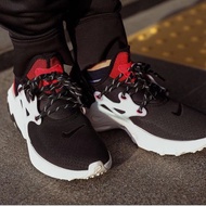 < Taiwan Fresh Meat > NIKE REACT PRESTO BRED Black Red Jogging Men's Socks Retro AV2605-002