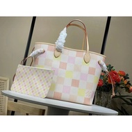 [Ready Stock] [** Original Order] N40668 Checkerboard Neverfull Medium Shopping Bag Tote Bag Mommy B
