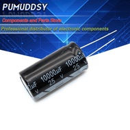 5PCS Higt quality 25V10000UF 18*35mm 10000UF 25V 18*35 Electrolytic capacitor