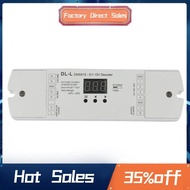 4 Channel DMX512 to 1-10V / 0-10V Converter, DC 12V-24V Input, 4CH  RDM Numeric Display Signal Trans