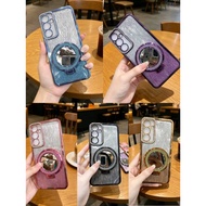 SOFTCASE CHROMCASE LENS BLINK PLUS STAND HOLDER MAGSAFE OPPO A6 A6X RENO 7 4G RENO 8 4G RENO 7Z RENO