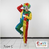 Rainbow Clown Costume Joker
