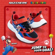 Skechers สเก็ตเชอร์ส รองเท้าเด็กผู้ชาย Boys Nintendo Super Mario Street Mega-Quake Shoes - 407118L-R