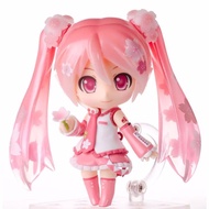 EIYUESHIN Merah Muda Boneka Anime Miku Hatsune Miniatur Mobil PVC Patu